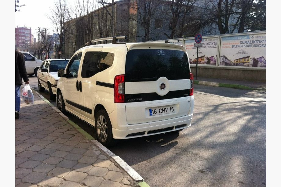 Fiat Fiorino/Qubo 2008–2024 Aizmugurējā bufera uzlika Emotion (krāsošanai) Foto 4