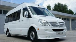 Mercedes Sprinter W906 2006–2018 Priekšējā bampera uzlika (4 lukturi) (2006-2013) foto 3