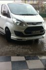 Ford Custom 2013–2022 Priekšējā bufera lūpas spoilers (2013-2017, krāsošanai) foto 4