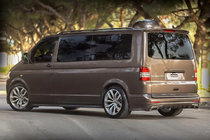 Volkswagen T5 Multivan 2003–2010 Aizmugurējā bampera uzlika Sport 2 (krāsošanai) foto 2