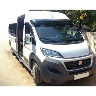Vējstikla vizieris (melns spīdīgs, 5 mm) Peugeot Boxer 2006–2025 foto 1