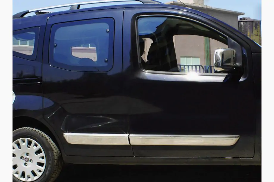 Peugeot Bipper 2008–2017 Durvju moldingu komplekts (4 gab., nerūsējošais tērauds) Image