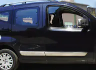 Peugeot Bipper 2008–2017 Durvju moldingu komplekts (4 gab., nerūsējošais tērauds) foto 1