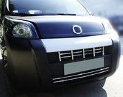 Fiat Fiorino/Qubo 2008–2024 Restes režģa uzlikas (15 daļas, nerūsējošais tērauds) OmsaLine – itāļu nerūsējošais tērauds foto 1