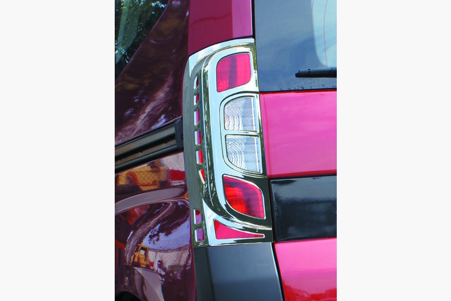 Peugeot Bipper 2008–2017 Uzlikas stoplukturiem ar izliekumu (2 gab., plastmasa) Foto 7
