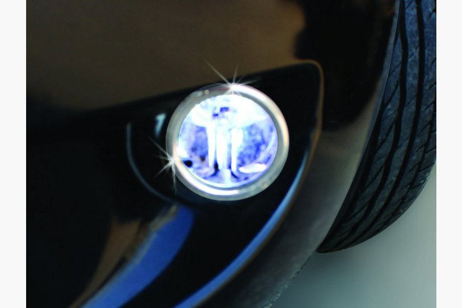 Citroen Nemo 2007–2017 Uzlīmes miglas lukturiem (apakšējais modelis), 2 gab., nerūsējošais tērauds Image