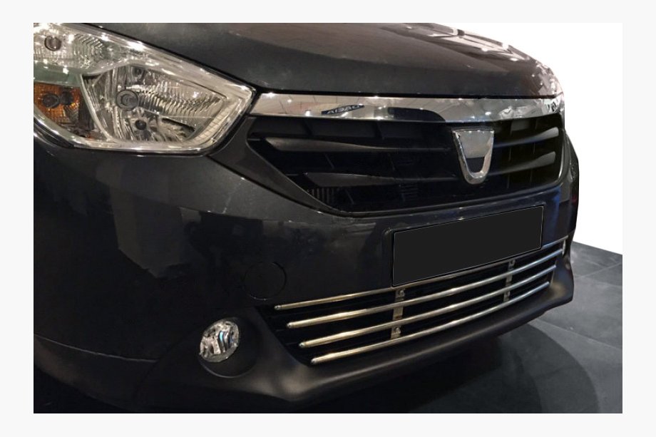 Renault Lodgy 2013–2022 Bampera restes (nerūsējošais tērauds) Image