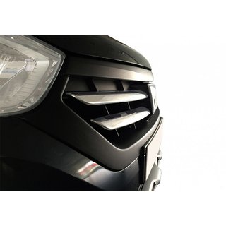 Radiatora režģa uzlikas (2015↗, 4 gab., nerūsējošais tērauds) Dacia Lodgy 2012–2022 foto 1
