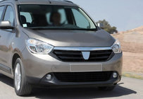 Dacia Dokker 2013–2022 Nerūsējošā tērauda līste virs radiatora režģa foto 1