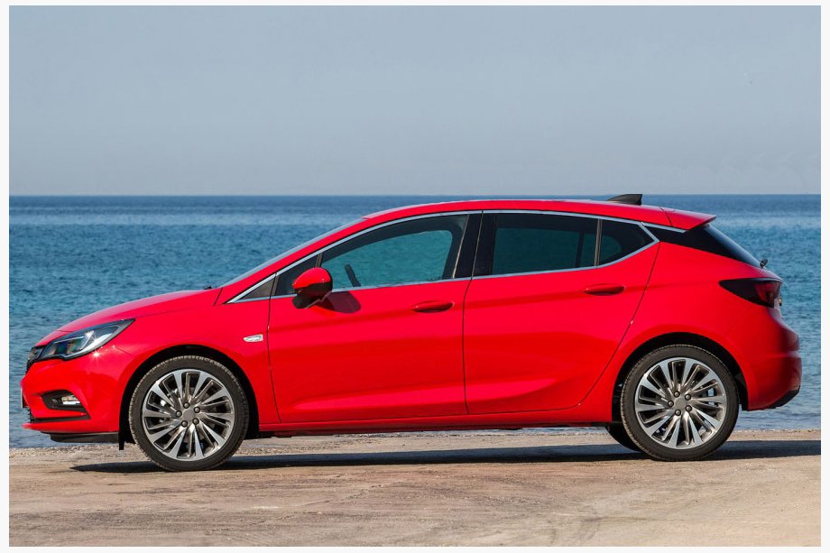Opel Astra K 2016–2021 Logu apmale (nerūsējošais tērauds) Image