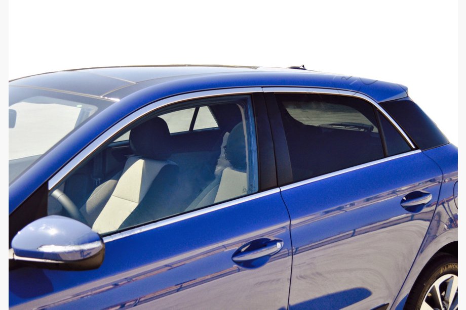 Hyundai I-20 2014–2020 Pilns logu apmaļu komplekts (10 gab., nerūsējošais tērauds) Image