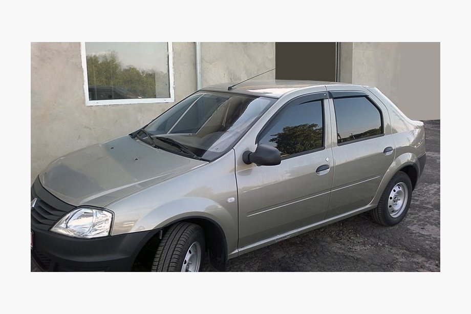 Renault Logan I 2005–2008 Logu vēja deflektori (4 gab., ANV) Image