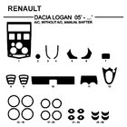 Renault Logan I 2005–2008 Salona paneļa uzlikas (Hartman, Vācija) foto 1