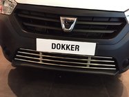 Dacia Dokker 2013–2022 Bampera restes (nerūsējošais tērauds) foto 3