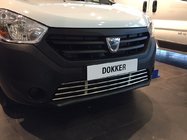Dacia Dokker 2013–2022 Bampera restes (nerūsējošais tērauds) foto 5