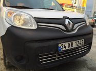 Renault Kangoo 2008–2020 Viengabala bufera reste (nerūsējošā tērauda) foto 2