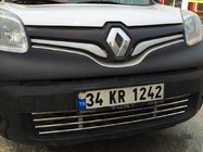 Renault Kangoo 2008–2020 Viengabala bufera reste (nerūsējošā tērauda) foto 4