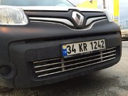 Renault Kangoo 2008–2020 Viengabala bufera reste (nerūsējošā tērauda) foto 6