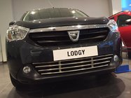 Renault Lodgy 2013–2022 Bampera restes (nerūsējošais tērauds) foto 7