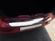 Dacia Logan I 2008–2012 Aizmugurējā bufera uzlika Carmos (nerūsējošais tērauds) foto 1