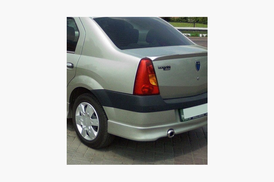 Dacia Logan I 2005–2008 Aizmugurējais buferis (uzlika, krāsošanai) Image
