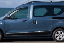 Dacia Dokker 2013–2022 Durvju moldingi (4 gab., nerūsējošais tērauds) foto 1