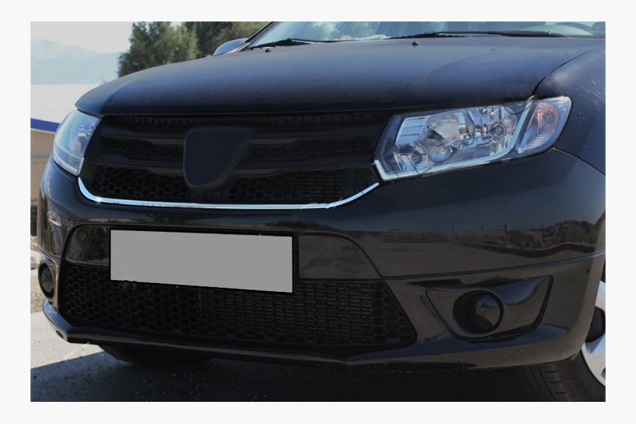 Renault Sandero 2013–2022 Radiatora restes uzlikas (nerūsējošais tērauds) Image
