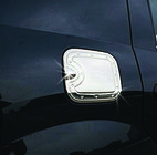 Renault Logan I 2005–2008 Degvielas uzpildes lūciņa uzlika (nerūsējošais tērauds) foto 1