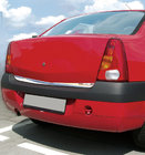 Dacia Logan I 2008–2012 Bagāžnieka malas aizsarguzlika (nerūsējošais tērauds) foto 1