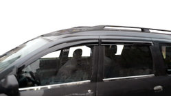 Dacia Logan MCV 2004–2014 Logu vēja deflektori (2 gab., Perflex Sport, nocenoti) foto 1