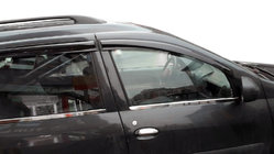 Dacia Logan MCV 2004–2014 Logu vēja deflektori (2 gab., Perflex Sport, nocenoti) foto 5