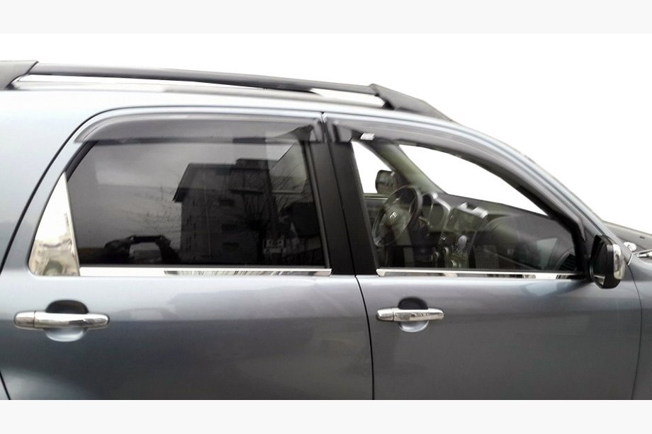 Daihatsu Terios 2006–2017 Uzlika sānu loga vēja deflektoram (2 gab., nerūsējošais tērauds) Foto 4