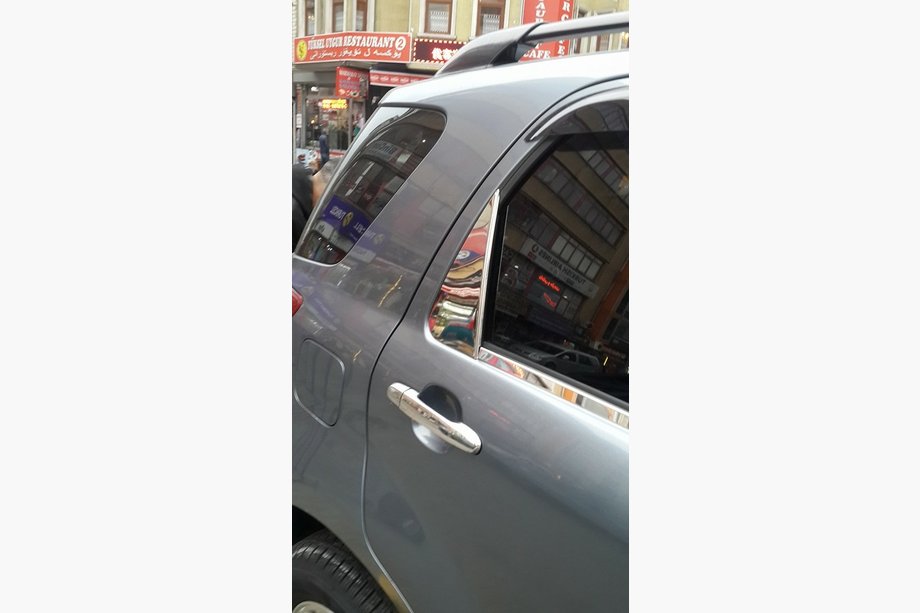 Daihatsu Terios 2006–2017 Uzlika sānu loga vēja deflektoram (2 gab., nerūsējošais tērauds) Foto 6