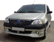 Dacia Logan I 2005–2008 Priekšējais bamperis (uzlika, krāsošanai) foto 1