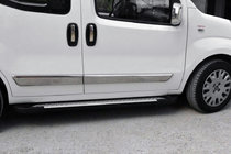 Peugeot Bipper 2008–2017 Sānu pakāpieni Allmond Grey (2 gab., alumīnijs) foto 1