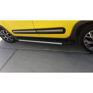 Sānu pakāpieni Duru (2 gab., alumīnijs) Fiat 500X 2014–2024 foto 3