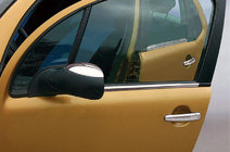 Fiat Stilo 2001–2007 Ārējās logu apmales uzlikas (6 gab., nerūsējošais tērauds) foto 1
