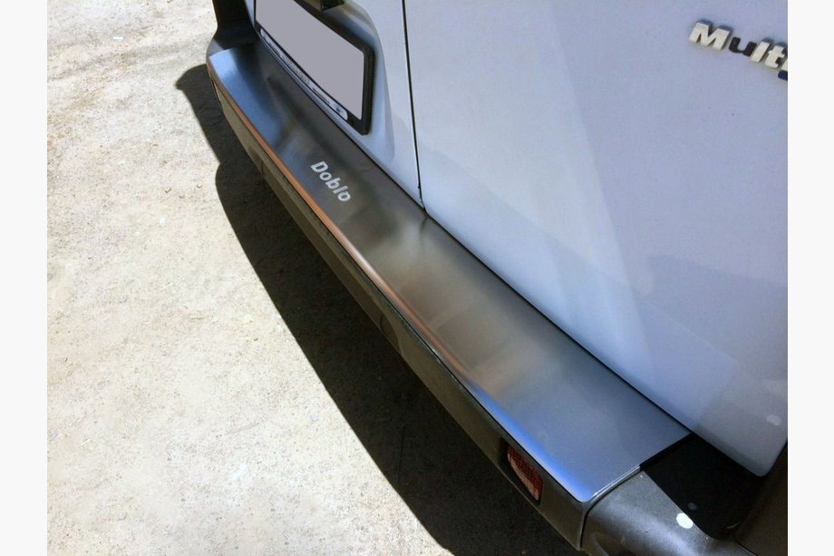 Fiat Doblo I 2001–2005 Aizmugurējā bampera uzlika ar ieloci Nataniko (nerūsējošais tērauds) Image