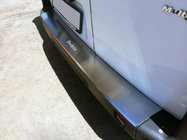 Fiat Doblo I 2001–2005 Aizmugurējā bampera uzlika ar ieloci Nataniko (nerūsējošais tērauds) foto 1
