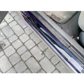 Hromēti sliekšņu uzlikas (2 gab., ABS) foto 2