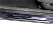 Renault Laguna 1994–2001 Hromēti sliekšņu uzlikas (2 gab., ABS) foto 1