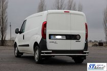 Opel Combo 2012–2018 Aizmugures aizsargloks AK005/2 – dubultais (nerūsējošais tērauds) foto 5