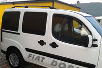 Fiat Doblo I 2005–2010 Melni jumta reliņi foto 3