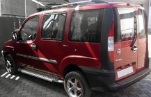 Fiat Doblo I 2005–2010 Sānu pakāpieni Allmond Grey (2 gab., alumīnija) foto 3