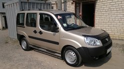 Fiat Doblo I 2001–2005 Hromēti jumta reliņi Plastmasas stiprinājuma kājas foto 7