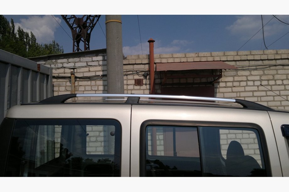 Fiat Doblo I 2005–2010 Hromēti jumta reliņi Foto 12