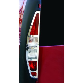 Aizmugurējo stop lukturu uzlikas (2 gab., nerūsējošais tērauds) Fiat Doblo I 2001–2005 foto 4