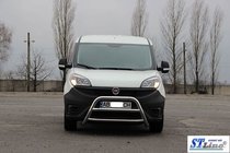 Fiat Doblo II 2010–2022 Bullbar WT022 (nerūsējošais tērauds) 51 mm foto 4