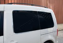 Volkswagen Caddy 2004–2010 Aizmugurējo logu apmales (12 gab., nerūsējošais tērauds) foto 1