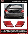 Mercedes C klase W204 2007–2015 LED aizmugurējie lukturi (2007-2011, 2 gab.) foto 1